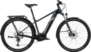 VTC Électrique Cannondale Tesoro Neo X 2 Shimano Deore 11V 625 Wh 29'' Bleu Minuit 2022