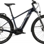VTC Électrique Cannondale Tesoro Neo X 2 Shimano Deore 11V 625 Wh 29'' Bleu Minuit 2022