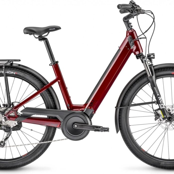 VTC Électrique Moustache Samedi 27 Xroad 2 Open Shimano Altus 9V 500 Wh 27.5'' Rouge VTC Électrique Moustache Samedi 27 Xroad 2 Open Shimano Altus 9V 500 Wh 27.5'' Rouge