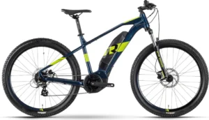VTT Électrique Semi-Rigide R Raymon HardRay E 1.0 Tektro 8V 400 Wh 27.5'' Bleu Jaune