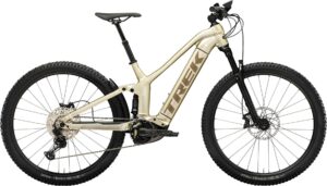 VTT Electrique Tous Suspendu Trek Powerfly FS 7 Gen 3 Shimano SLX XT 12S 625 Wh 27.5'' Gloss Supernova Beige 2023
