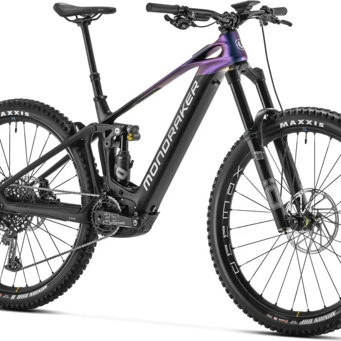 VTT Électrique Tout-Suspendu Mondraker Crafty Carbon XR GX X01 Eagle 12V 750 Wh 29'' Polaris Noir Violet 20243 VTT Électrique Tout-Suspendu Mondraker Crafty Carbon XR GX X01 Eagle 12V 750 Wh 29'' Polaris Noir Violet 20243