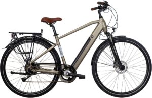 Vélo de Ville Électrique Bicyklet Basile Shimano Acera/Altus 8V 504 Wh 700 mm Gris