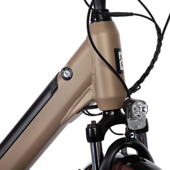 Vélo de Ville Électrique Bicyklet Carmen Shimano Tourney Altus 7V 504 Wh 700 mm Marron Tan5