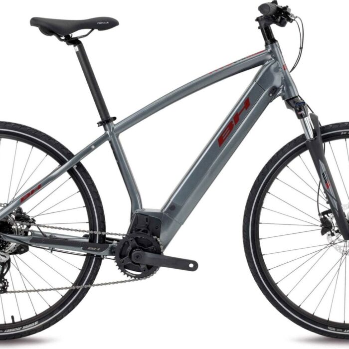VTC Électrique BH Atom Cross Shimano Acera 8V 500 Wh 700 mm Gris Plata 2023