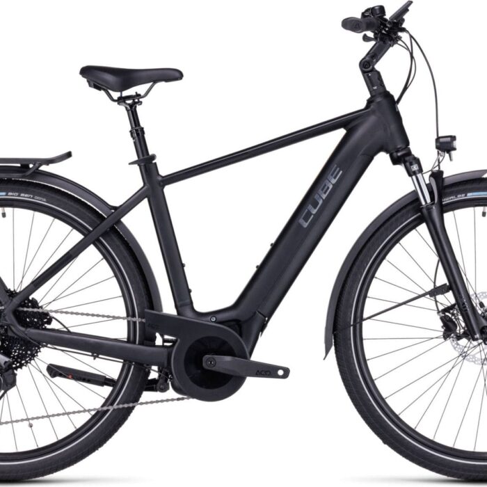 VTC Électrique Cube Touring Hybrid Pro 500 Shimano Deore 11V 500 Wh 700 mm Noir 2023
