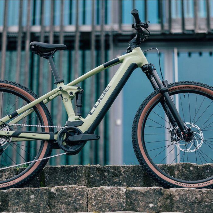 VTT Électrique Tout-Suspendu Cube Stereo Hybrid 120 One 750 Shimano Cues 10V 750 Wh 29'' Vert Olive 20244
