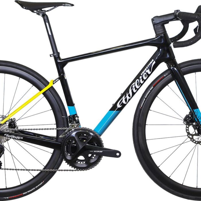 Vélo de Route Wilier Triestina Garda Disc Shimano 105 11V 700 mm Noir Bleu Astana 2023