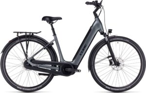 Vélo de Ville Électrique Cube Supreme Hybrid Pro 625 Easy Entry Shimano Nexus 8V 625 Wh 700 mm Gris Flash 2023