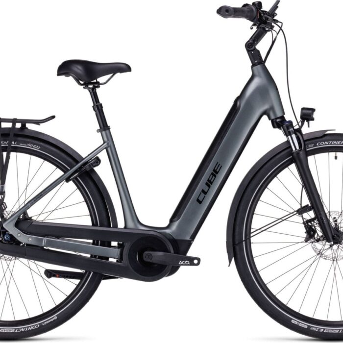Vélo de Ville Électrique Cube Supreme Hybrid Pro 625 Easy Entry Shimano Nexus 8V 625 Wh 700 mm Gris Flash 2023
