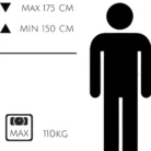 Vélo pliant électrique URBANBIKER MINI T 20' blanc - Batterie 540Wh Moteur 250W 155-175 cm3