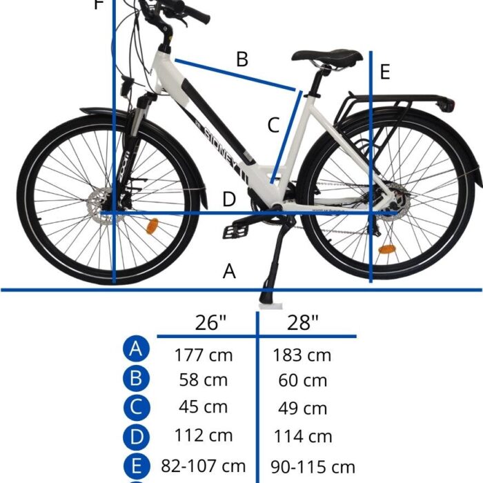 Vélo ville électrique URBANBIKER SIDNEY Noir - Battery 504Wh Moteur 250W1 Vélo ville électrique URBANBIKER SIDNEY Noir - Battery 504Wh Moteur 250W1