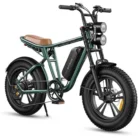 velo electrique ENGWE M20 20 pouces 45km/h autonomie 75km Moteur 750W tout suspendu fat bike VTT Batterie 48V13Ah Vert