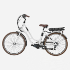 Vélo de ville électrique adulte E-City 110 BLANC NAKAMURA3