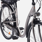 Vélo de ville électrique adulte E-City 70 GRIS NAKAMURA5