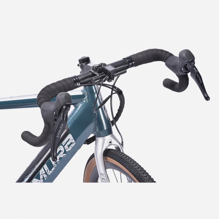 Vélo gravel adulte E-GRAVEL VERT NAKAMURA4