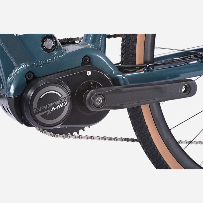 Vélo gravel adulte E-GRAVEL VERT NAKAMURA7